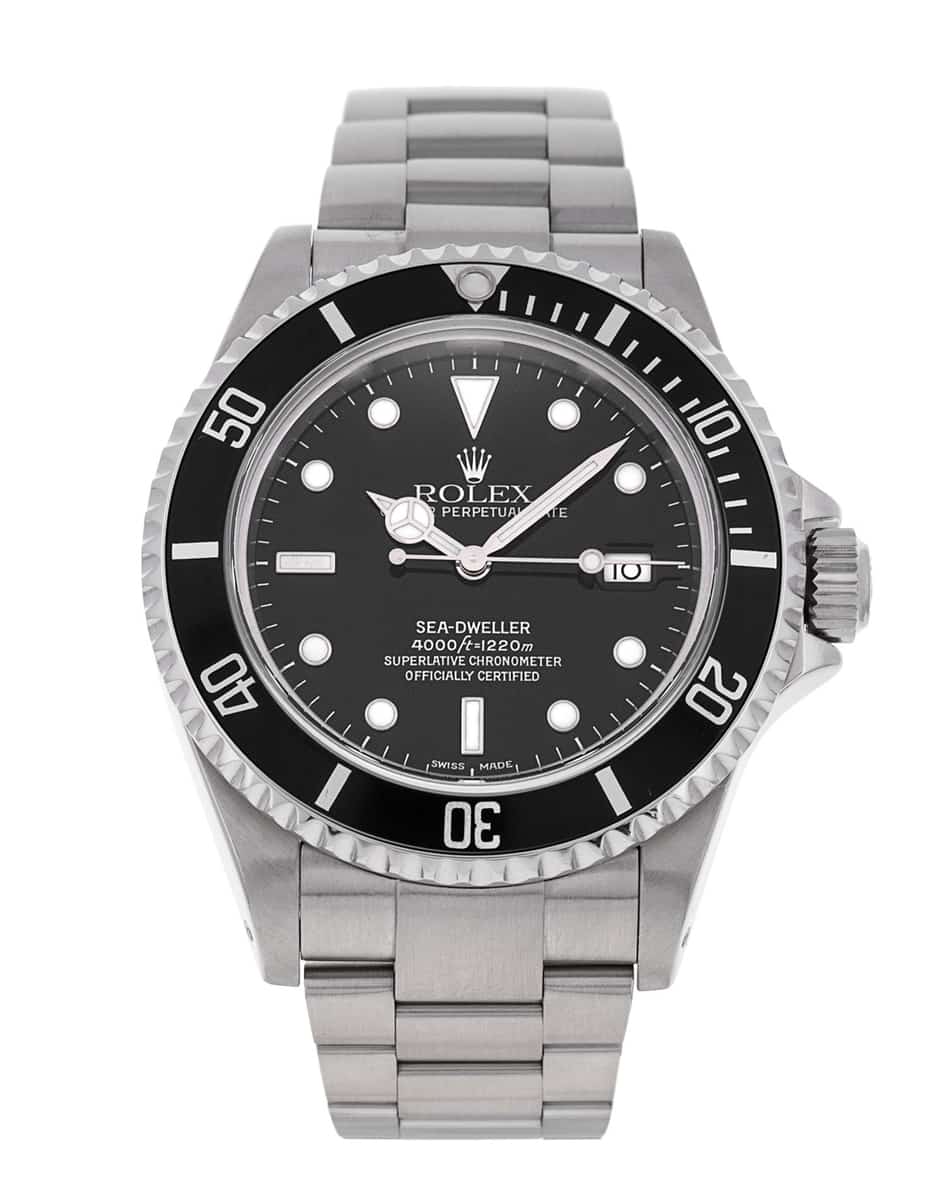 Rolex sea dweller black 2025 face
